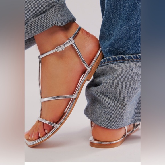 Free People/Jeffery Campbell Tan Line Scrappy sandal size 6 - Picture 3 of 7